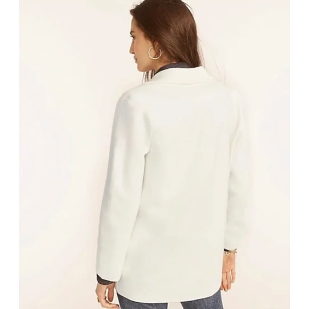 NWT J. Crew Cecile Relaxed Sweater Blazer S Cream White J.Crew - Picture 3 of 6